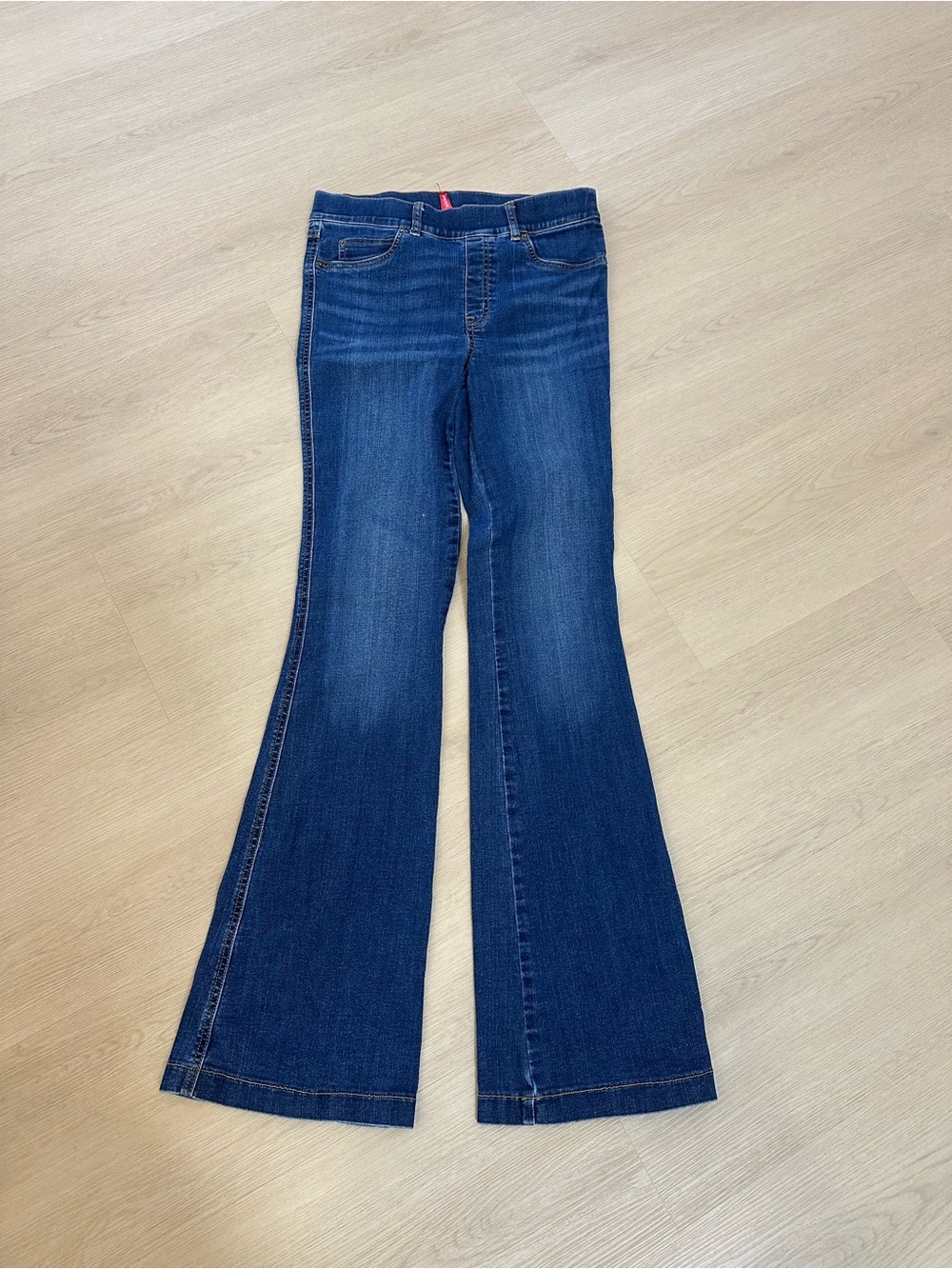 Spanx Women’s Dark Blue Flare Jeans Medium
